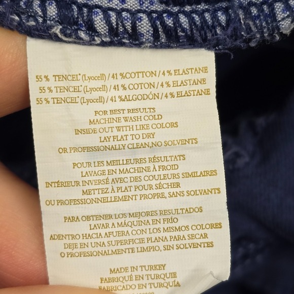 Peter Millar Mens Wayfare Pants Blue 30 (Fits 26x28) Straight Tencel Stretch - Picture 5 of 12